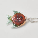 CADENA NEMO PLATA Y VIDRIO