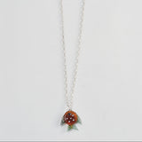 CADENA NEMO PLATA Y VIDRIO