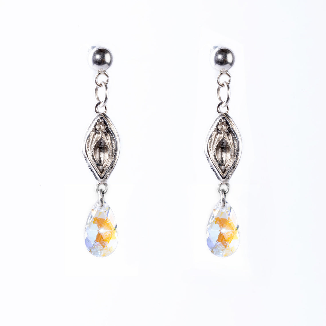 ARETES VULVA CRISTAL
