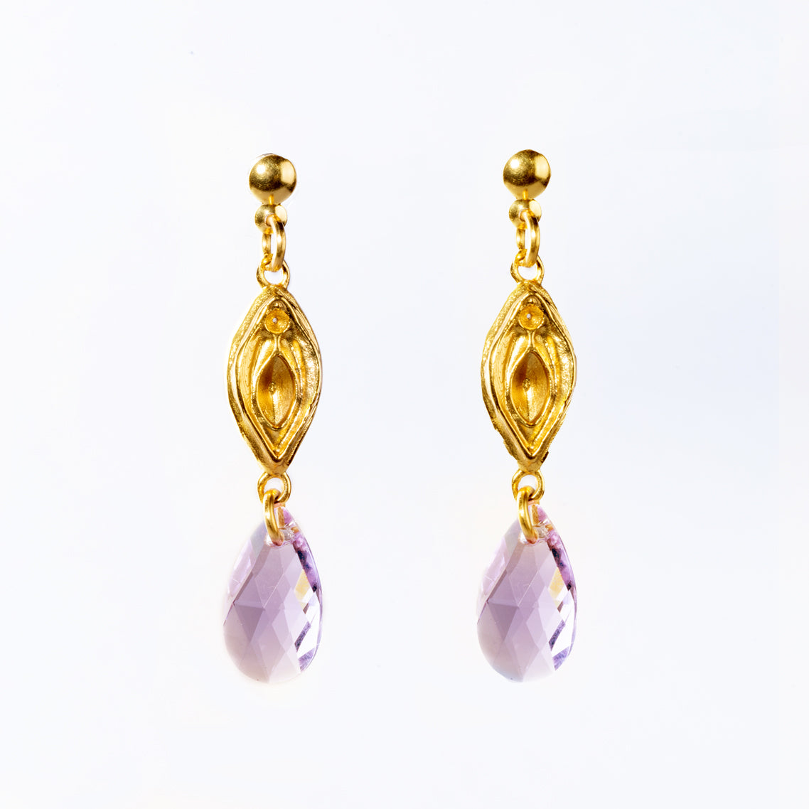 ARETES VULVA CRISTAL